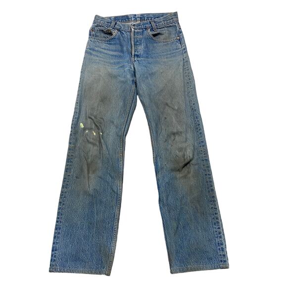 Vintage 80s Levi's 701-0117 Student Fit Made in USA Jeans Women's 28x35 (26x29)